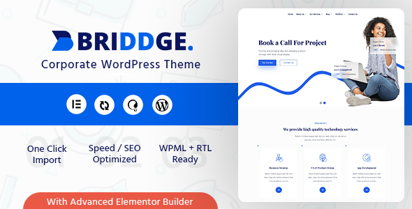 Briddge - Corporate WordPress Theme