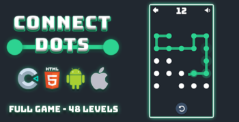 Connect Dots - Construct 3 - .c3p - Full Game