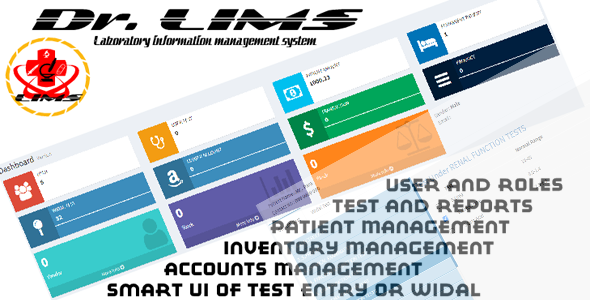 Dr. LIMS (Laboratory information management system) .net mvc core | open source