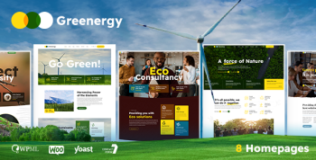Greenergy - Ecology & Environment Theme