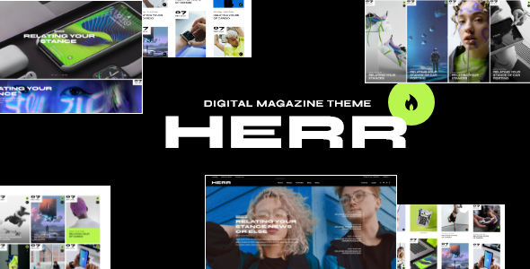 Herr - Digital Magazine Theme