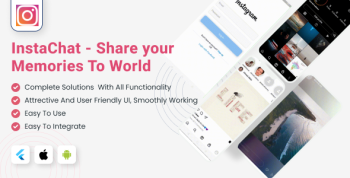 InstaChat - Full Flutter Instagram clone,Backend Firebase