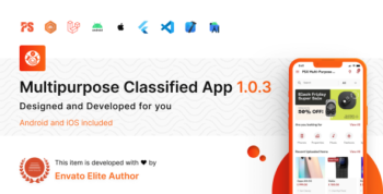 PSX Multipurpose Classified Flutter App with Laravel Admin Panel ( 1.0.3 )