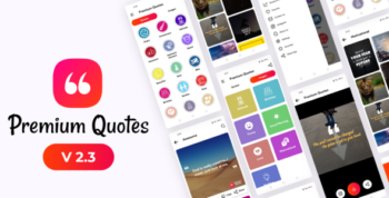 Premium Quotes - Quotes App With Admin Panel, AdMob and FAN Ads