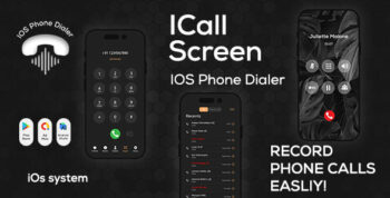 iCall OS16 - Color Phone Flash - iPhone Style Call - iCallScreen Dialer - iCall Dialer Screen