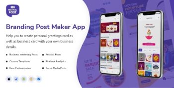365Festival Poster : Business Marketing Poster Maker App with Firebase - Flutter 3.0