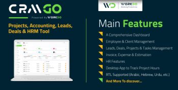 CRMGo - Projects, Accounting, Leads, Deals & HRM Tool