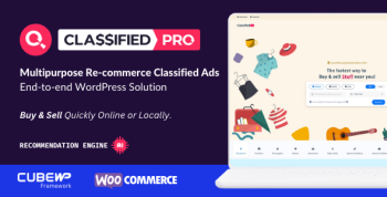 ClassifiedPro - ReCommerce Classified Ads WordPress Theme