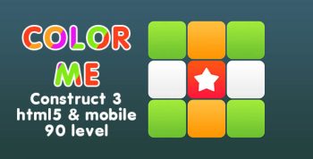 Color Me puzzle. Construct 3. html5, mobile, adMob