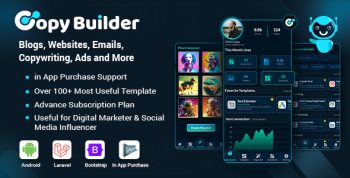 Copy Builder - AI Writing Assistant, AI Image Generator, and Content Creator as SaaS