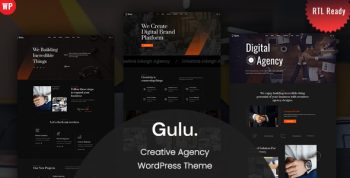 Gulu - Creative Agency WordPress Theme