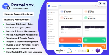 ParcelBox : Sales, Stocks & Purchase Billing with Ultimate Warehouse Inventory Management System