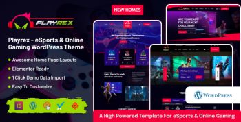 Playrex - eSports & Gaming Clan News WordPress Theme