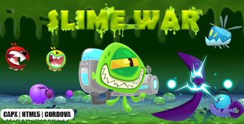 Slime War (CAPX | HTML5 | Cordova) Shooting Game