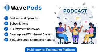 WavePods - Multi-creator Podcasting Platform