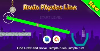 Brain Physics Line Unity Games + Ready For Publish + Top Puzzle Games
