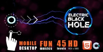 Electric Black Hole - HTML5 & CAPX - 45 levels