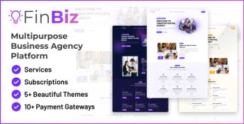 FinBiz - Multipurpose Business Agency Platform