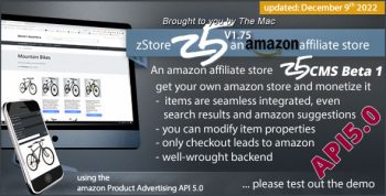 zStore z5 - an amazon affiliate Store - PA API 5.0