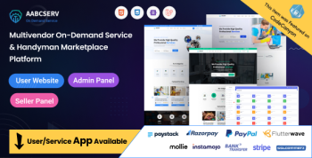 Aabcserv - Multivendor On-Demand  Service & Handyman Marketplace Platform