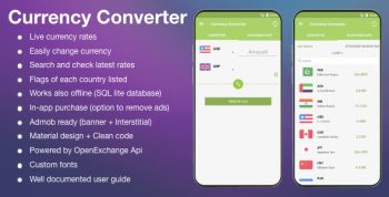 Currency Converter Android app + admob integration