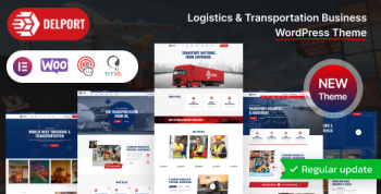 Delport - Logistics & Transportation Business WordPress Theme + RTL