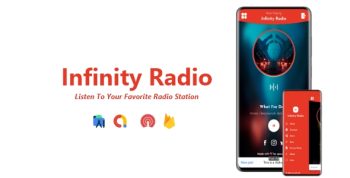 Infinity Radio - Single Station Radio App | ADMOB, ONESIGNAL, FIREBASE