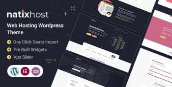 Natix | Web Hosting WordPress Theme