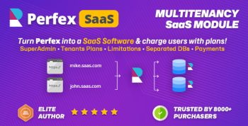 SaaS module for Perfex CRM - Multitenancy support