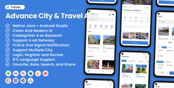 Traver - Advance City & Travel Android App 1.2