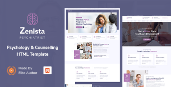 Zenista - Psychology & Counseling HTML Template