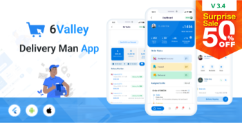 6Valley e-commerce - Delivery Man flutter app