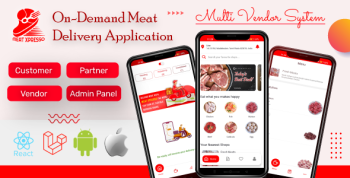 Complete Meat Delivery Solution | Android | iOS | React Native