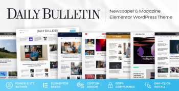 Daily Bulletin - Magazine & Newspaper WordPress Theme