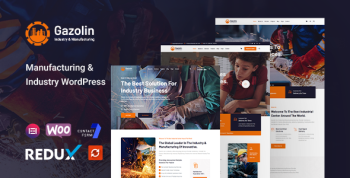 Gazolin - Industry & Manufacturing WordPress Theme