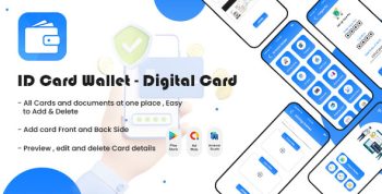 ID Card Wallet - Digital Card Saver - Digital ID Card Holder - ID Card Mobile Wallet - Documents