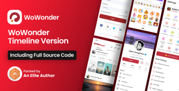 Mobile Native Social Timeline Applications - For WoWonder Social PHP Script