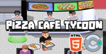 Pizza Cafe Tycoon – HTML5 Game – C3P