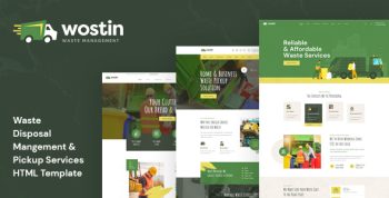 Wostin - Waste Pickup Services HTML Template