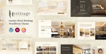 Herittage - Hotel Booking WordPress Theme