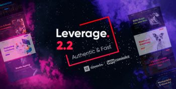 Leverage - Agency and Portfolio WordPress Theme