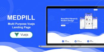Medpill - Bootstrap 4 Vue Js Multi Purpose One/Multi Pages Template