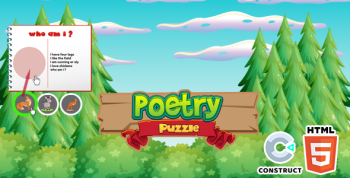 Poetry Puzzle - HTML5 Game - Construct 3