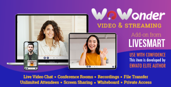 WoWonder Video Chat and Streaming Add-on from LiveSmart