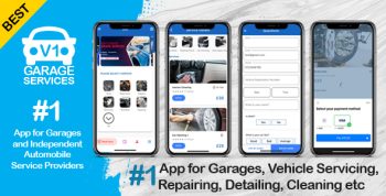 #1 Car Bike Van Truck Motor Vehicle Automobile Scooter Servicing Repairing Cleaning Wash Garage App