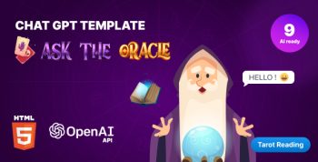 AI Chat GPT OpenAI - Ask The Oracle - HTML 5