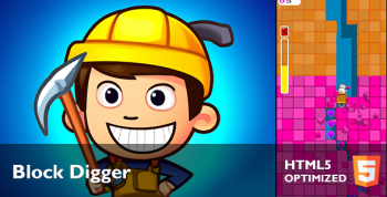 Block Digger - incremental HTML5 digging  game