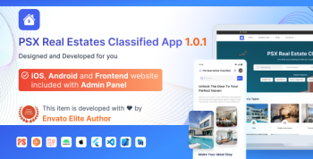 Classified For RealEstates | Classified App with Frontend and Admin Panel ( 1.0.1 )
