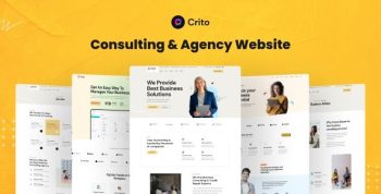 Crito - Consulting & Agency Website Figma Template