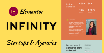 Infinity - Technology Startup and Agency WordPress Theme